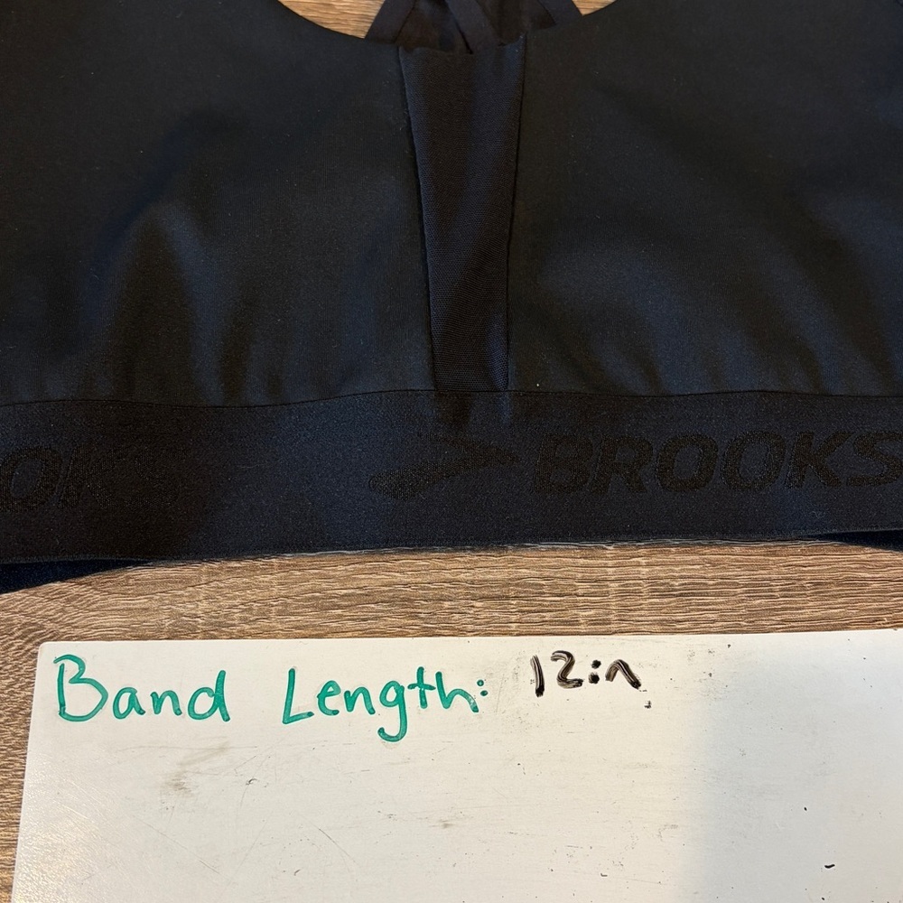 Brooks Women’s Black Drive Plunge Running Sports Bra - Est. S - Picture 3 of 3